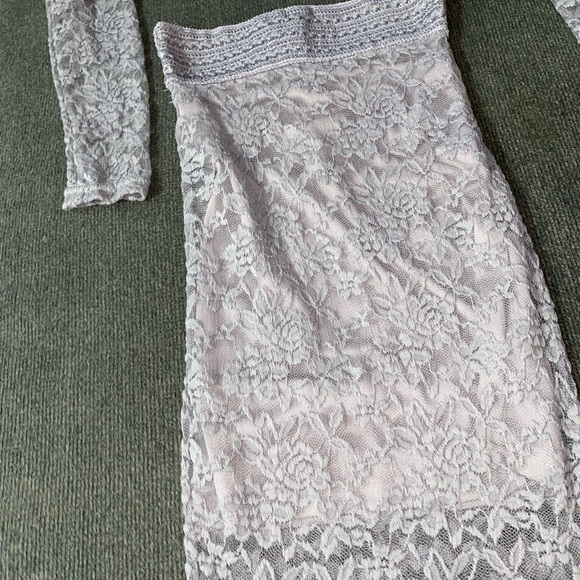 Two piece lace, mermaid style skirt set - Picture 5 of 5